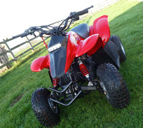 apache mini tomahawk children's quad bike